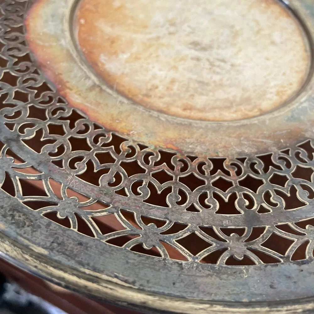 Antique Sheffield Silver Plated 10